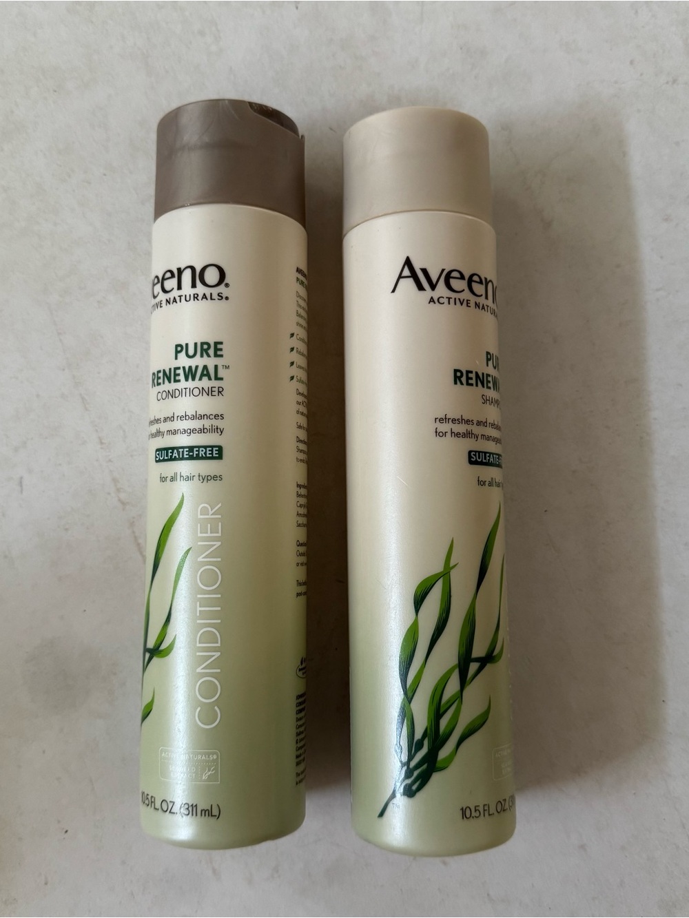 Aveeno Pure Renewal Conditioner & Shampoo Set - Cream/Tan